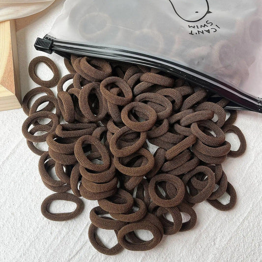 20/50pcs Kids Elastic Hair Bands Girls Sweets Scrunchie Rubber Band for Children Hair Ties Clips Headband Baby Hair Accessories - MANDOTOS