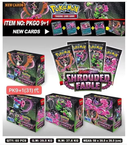 324 to 360 Piece Set Pokemon Cards Scarlet and Violet 151 Astral Radiance Evolutions Ultra Prism English Booster Battle Transaction Cards - MANDOTOS