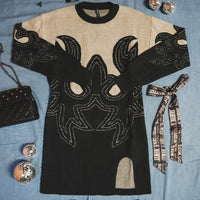 Fiery Knit Sweater Dress: Cozy & Stylish for Effortlessly Chic Looks! -