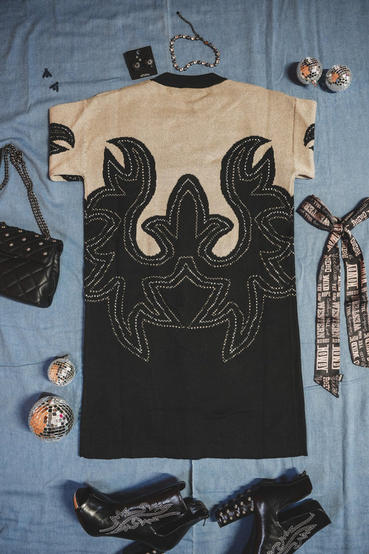 Fiery Knit Sweater Dress: Cozy & Stylish for Effortlessly Chic Looks! -