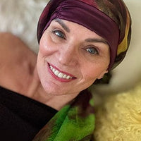 Fine Art Headscarf - Wine