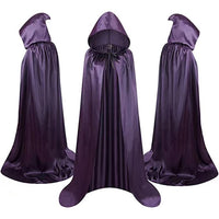 Halloween Cloak Costumes Wizard Cloak For Children Hooded Capes Mantle Black Party Decoration - MANDOTOS