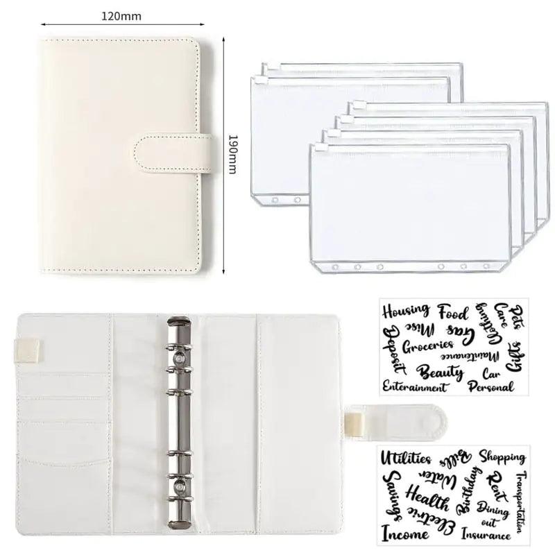 A6 Deluxe Leather Finance Organizer - MANDOTOS