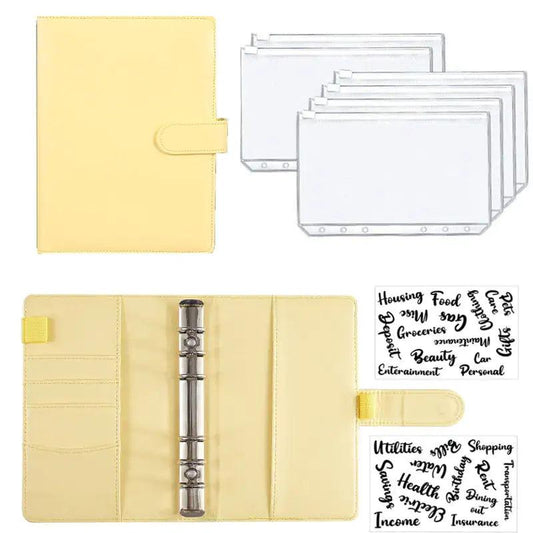 A6 Deluxe Leather Finance Organizer - MANDOTOS