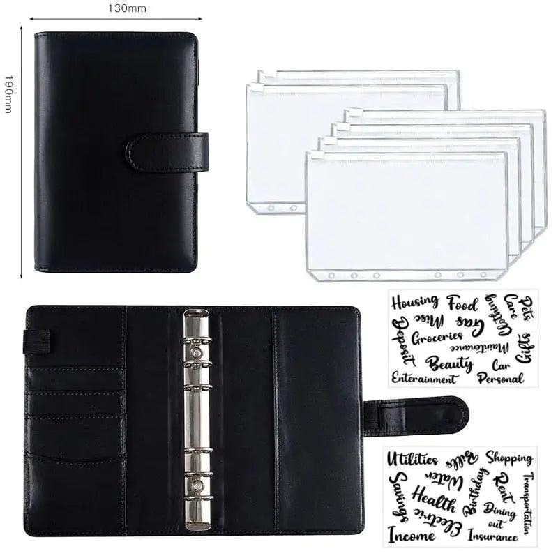 A6 Deluxe Leather Finance Organizer - MANDOTOS