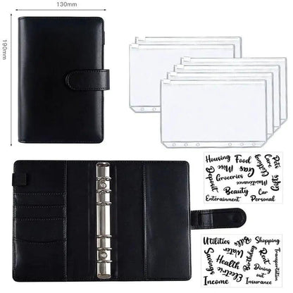 A6 Deluxe Leather Finance Organizer - MANDOTOS