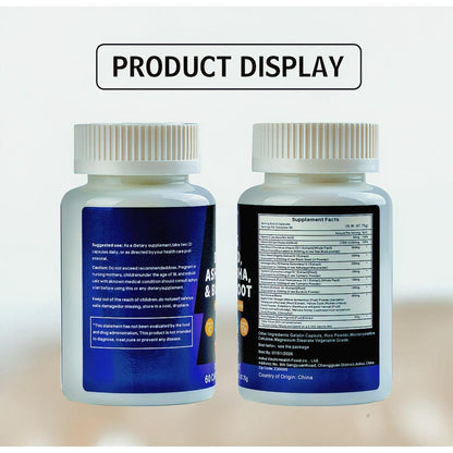 Abronikey Sea Moss 60 Capsules Immune Support & Digestive Health Natural Sea Moss Supplement Rich In Minerals & Vitamins - MANDOTOS