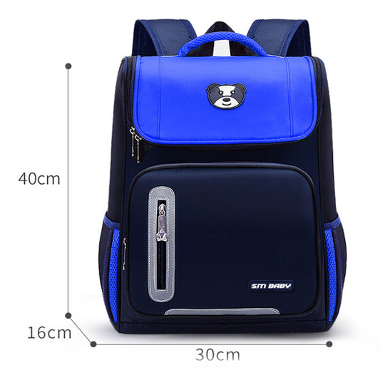 Ancient Energy primary school students' backpack for kids aged 6-12, with colorful design and adjustable straps.