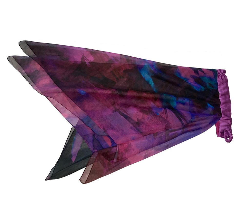 Fine Art Headscarf - Boysenberry