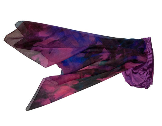 Fine Art Headscarf - Boysenberry