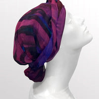 Fine Art Headscarf - Boysenberry