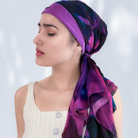 Fine Art Headscarf - Boysenberry