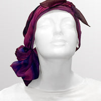 Fine Art Headscarf - Boysenberry