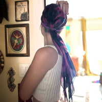 Fine Art Headscarf - Boysenberry