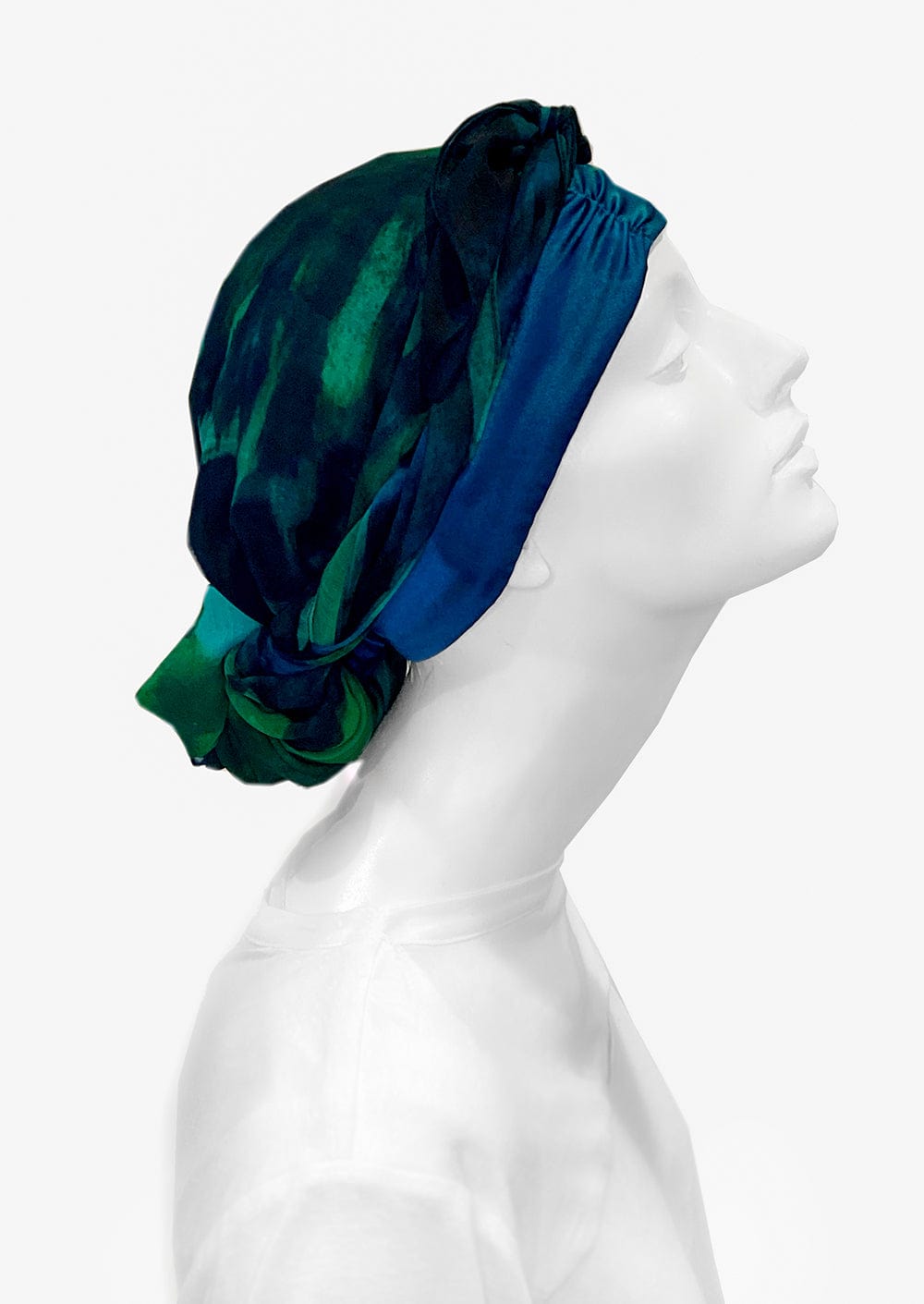 Fine Art Headscarf -Peacock