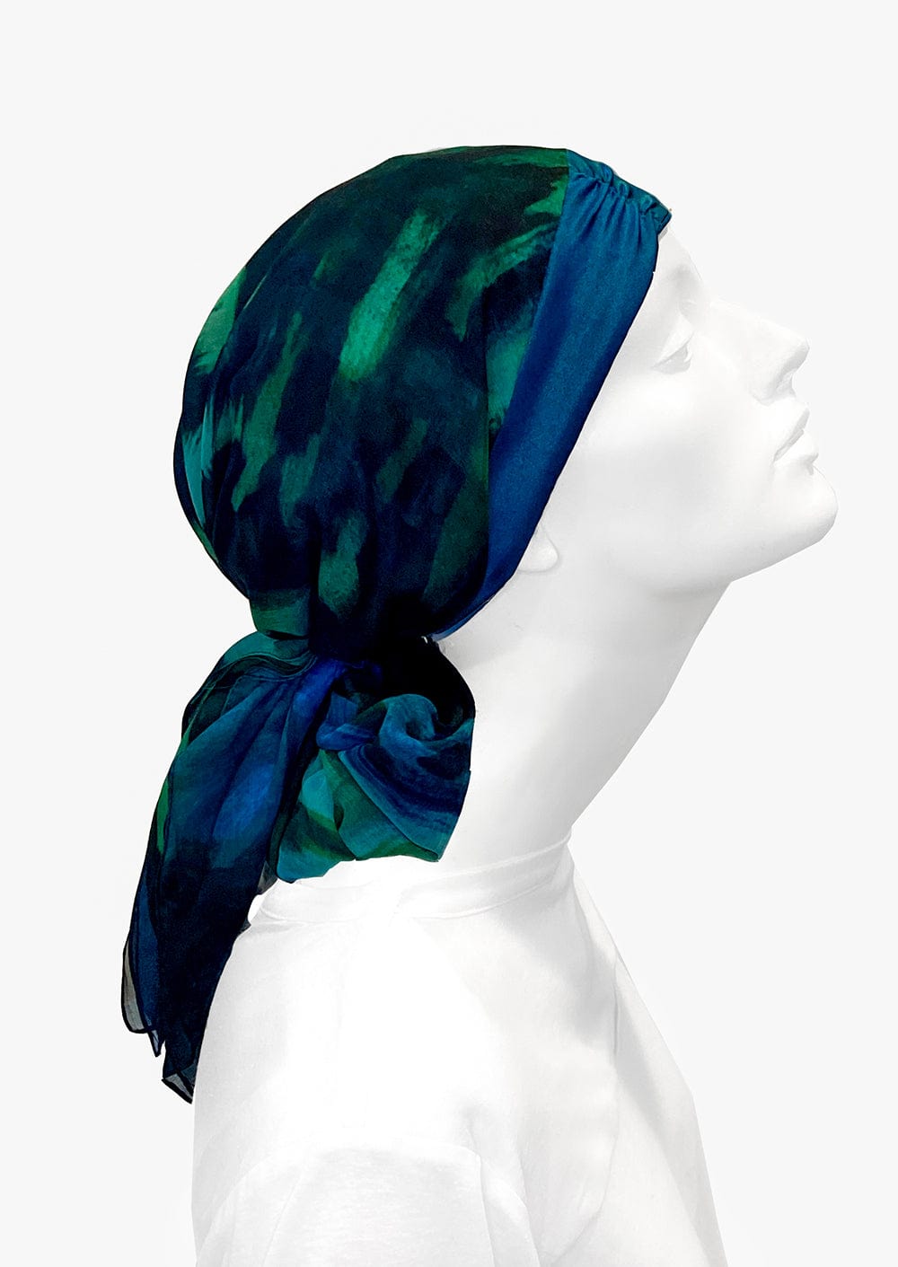 Fine Art Headscarf -Peacock