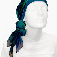 Fine Art Headscarf -Peacock