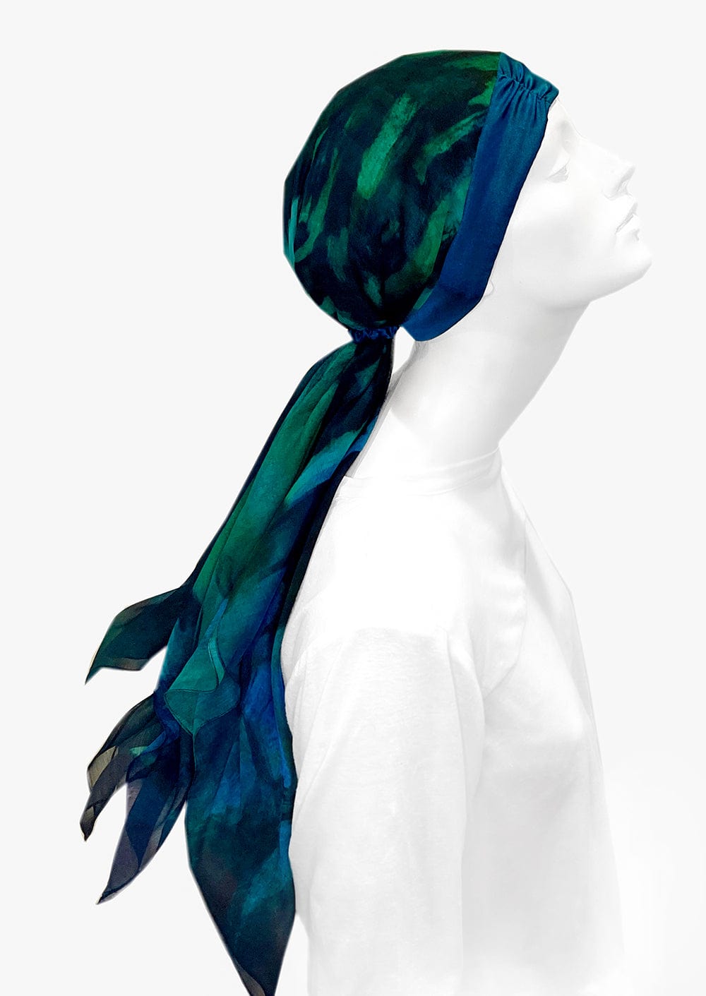Fine Art Headscarf -Peacock