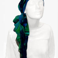 Fine Art Headscarf -Peacock