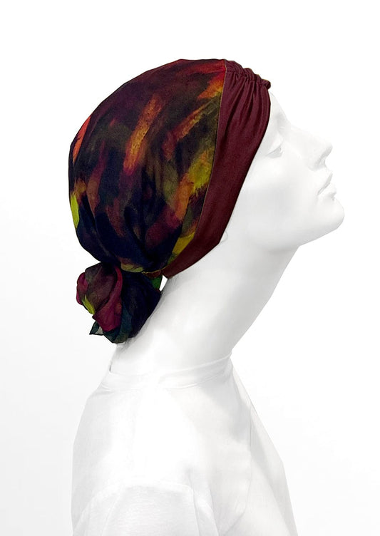 Fine Art Headscarf - Wine
