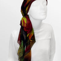Fine Art Headscarf - Wine