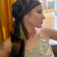 Fine Art Headscarf - Wine