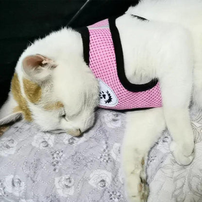 Adjustable Reflective Pet Harness with Leash - MANDOTOS