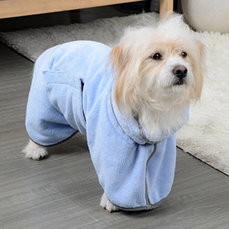 Quick-drying Pet Absorbent Towel Dog Bathrobe Pet Dog Bath Towel For Dogs Cats Microfiber Absorbent Pet Drying Towel Pet Supplies Pet Products - MANDOTOS