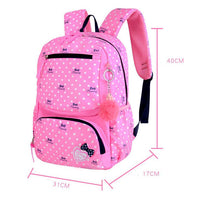 Korean-style cute princess backpack for elementary school girls by Ancient Energy, featuring colorful design and playful details.