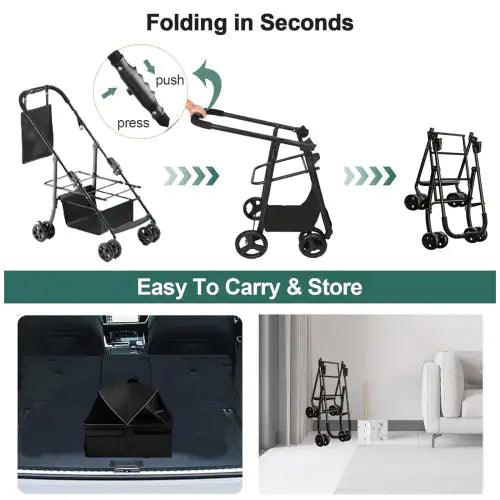 All-In-One Pet Travel Stroller and Carrier - MANDOTOS