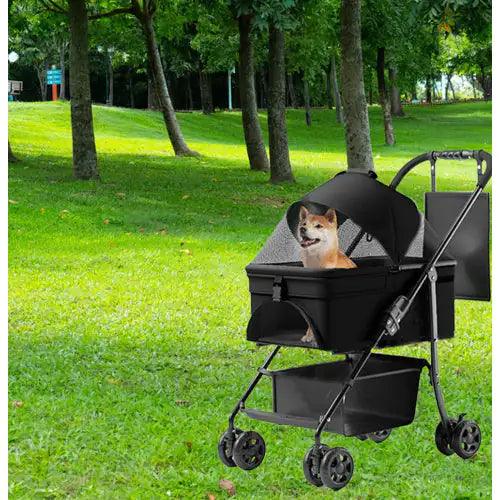All-In-One Pet Travel Stroller and Carrier - MANDOTOS