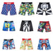 Breathable printed men's boxer briefs from All Men's Store, featuring a comfortable fit and plus size design.