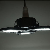 Ancient Energy 60W super bright deformable LED light for gym, warehouse, or garage with 6000 lumens illumination.