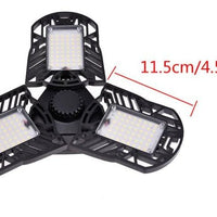 Ancient Energy 60W Super Bright Deformable LED Light for gym, warehouse, or garage, emitting 6000 lumens with adjustable design.