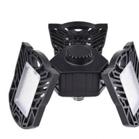 Ancient Energy 60W super bright deformable LED light for gym, warehouse, or garage, emitting 6000 lumens with adjustable design.