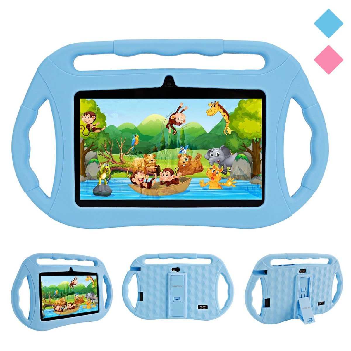 Ancient Energy 7-inch children's tablet PC with colorful interface, designed for smart learning and tutoring for kids.