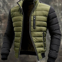 Men's plaid hoodie jacket by Ancient Energy featuring a flattering fit and stylish plaid design, shown on a model.