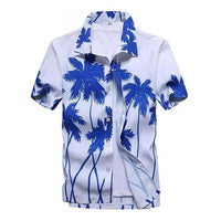 Short-sleeved Aloha shirt for men by Ancient Energy, featuring vibrant tropical print and casual fit.