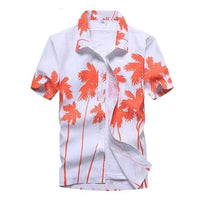 Short-sleeved Aloha shirt by Ancient Energy featuring vibrant floral print, casual men’s fashion chemise, and relaxed fit.