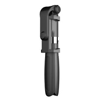 Ancient Energy Apple-compatible tripod selfie stick with Bluetooth remote for smartphones, adjustable and portable for photos.