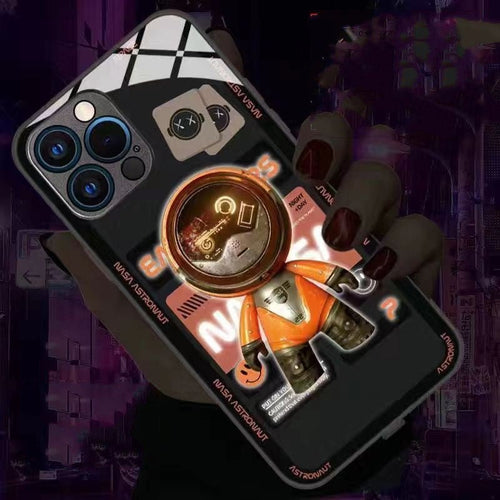 Ancient Energy astronaut luminous mobile phone case featuring a space-themed astronaut design with glow-in-the-dark elements.
