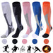 Ancient Energy athletic compression socks for men and women, designed to boost stamina and improve circulation during exercise.