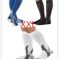 Ancient Energy athletic compression socks for men and women, designed to boost stamina and improve circulation during activity.