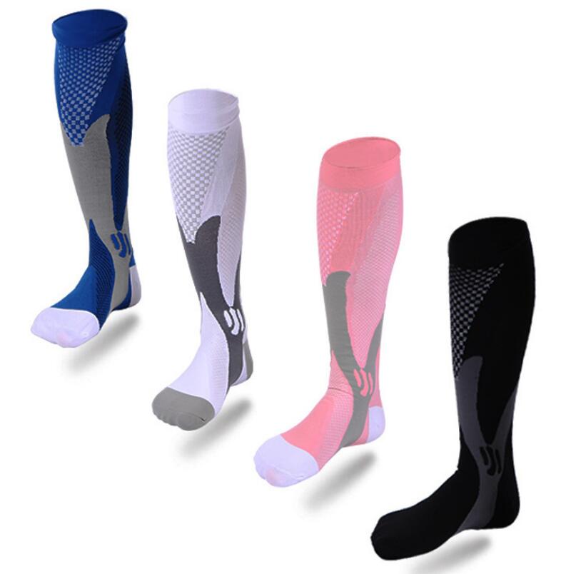 Ancient Energy athletic compression socks for men and women, designed to boost stamina and improve circulation during sports.