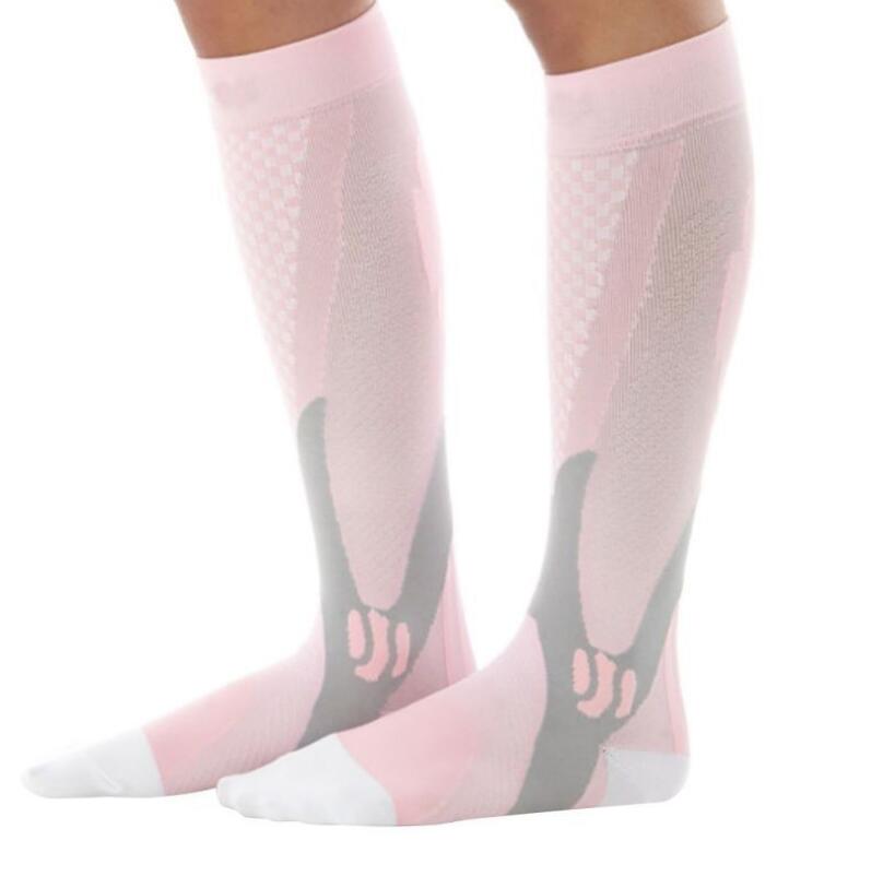 Ancient Energy athletic compression socks for men and women, designed to boost stamina and improve circulation during activity.