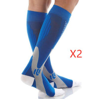 Ancient Energy athletic compression socks for men and women, designed to boost stamina and improve circulation during sports.