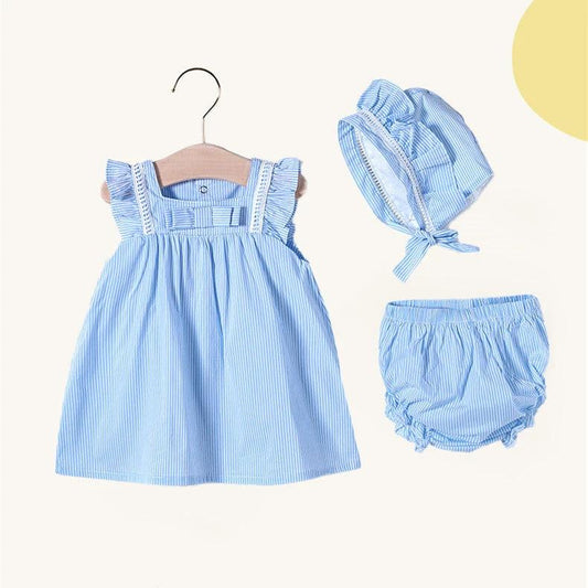 Baby girl summer dress and princess suit from Ancient Energy, featuring a lightweight, stylish outfit for warm weather.