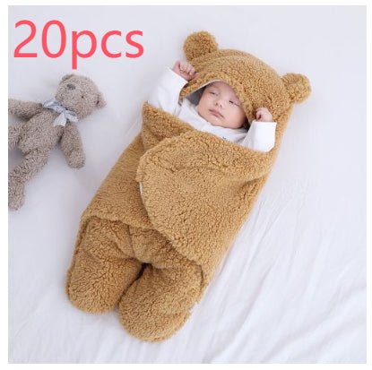 Baby quilted sleeping bag wrapper by Ancient Energy, soft and cozy for infant comfort and warmth.