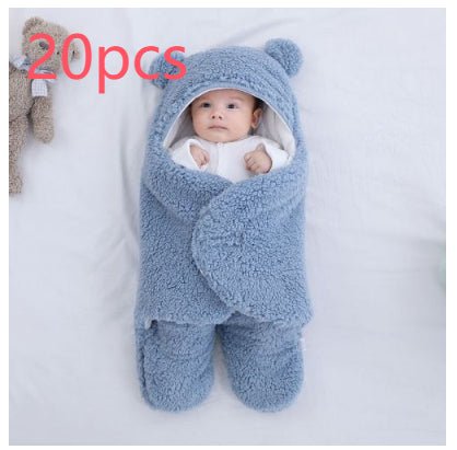 Baby quilted sleeping bag wrapper by Ancient Energy, soft padded design for cozy warmth and comfort for infants.
