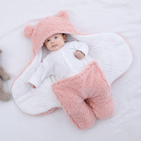 Baby quilted sleeping bag wrapper by Ancient Energy, soft padded baby sleep sack with cozy quilted design for warmth and comfort.